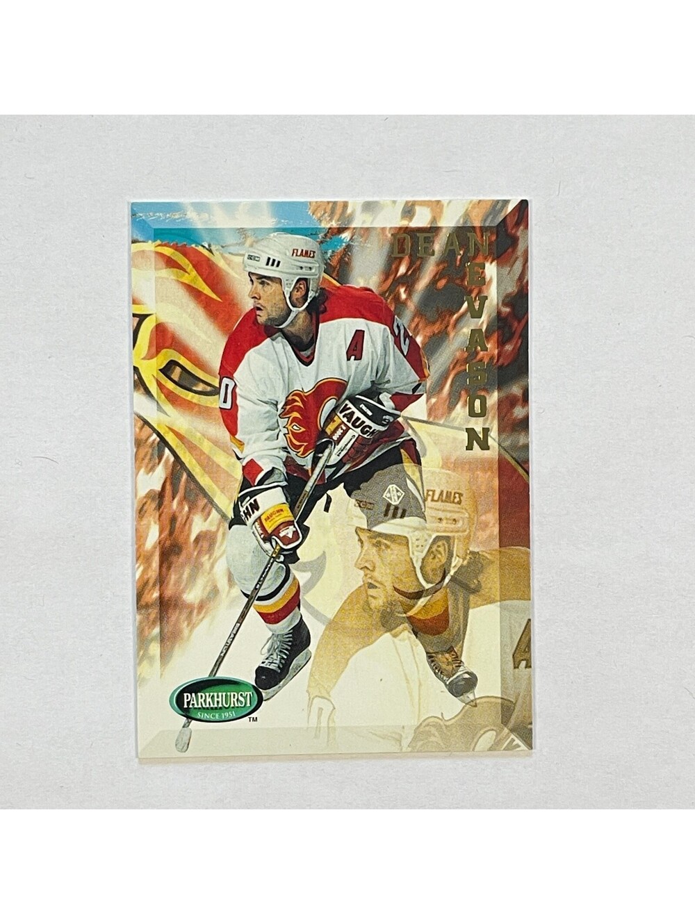 1995-96 Parkhurst #36 Dean Evason Calgary Flames Card